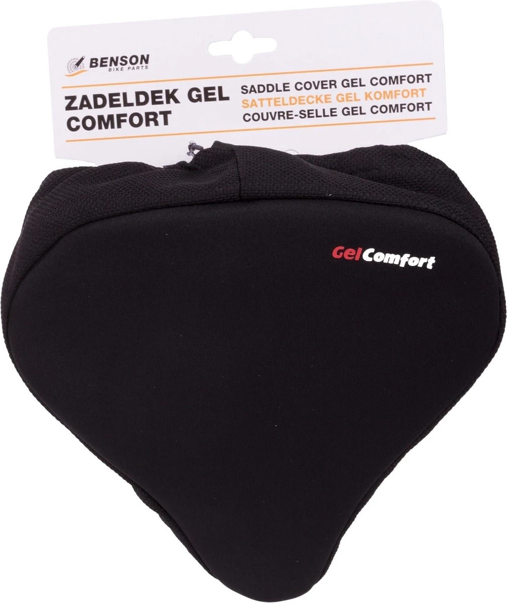 Benson Zadeldek - Gel - Comfort - Universeel - Zwart - Image 3