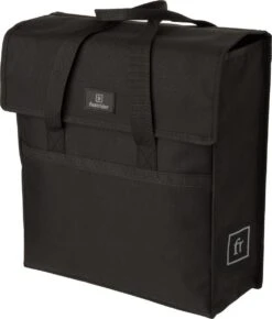 Fastrider Shopper Enkele Fietstas Zwart - 17L - E-Bike Geschikt