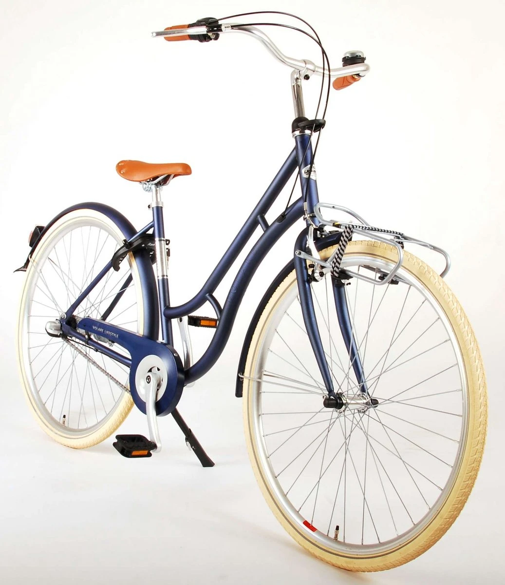 Volare Lifestyle Meisjesfiets - Tiener - 48 Cm - Lage Zadelstand - Blauw - 3 Versnellingen - Image 16