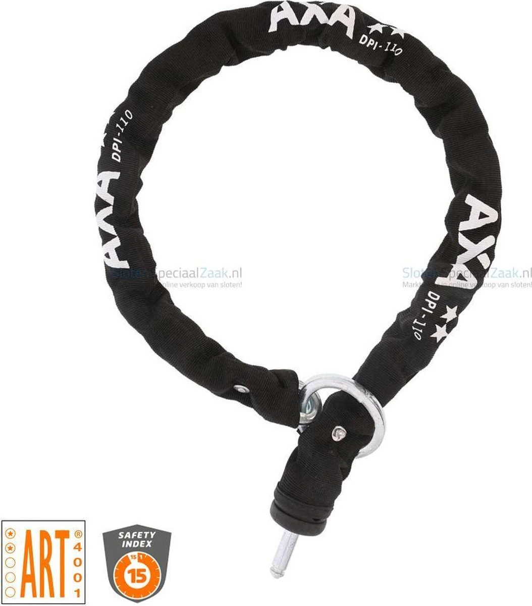 AXA Insteekketting 110cm ART2 - Zwart - Image 6