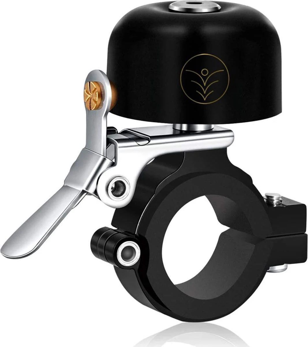 Fit Evolve® Premium Fietsbel - Messing - Fietsbel Racefiets - MTB - Zwart