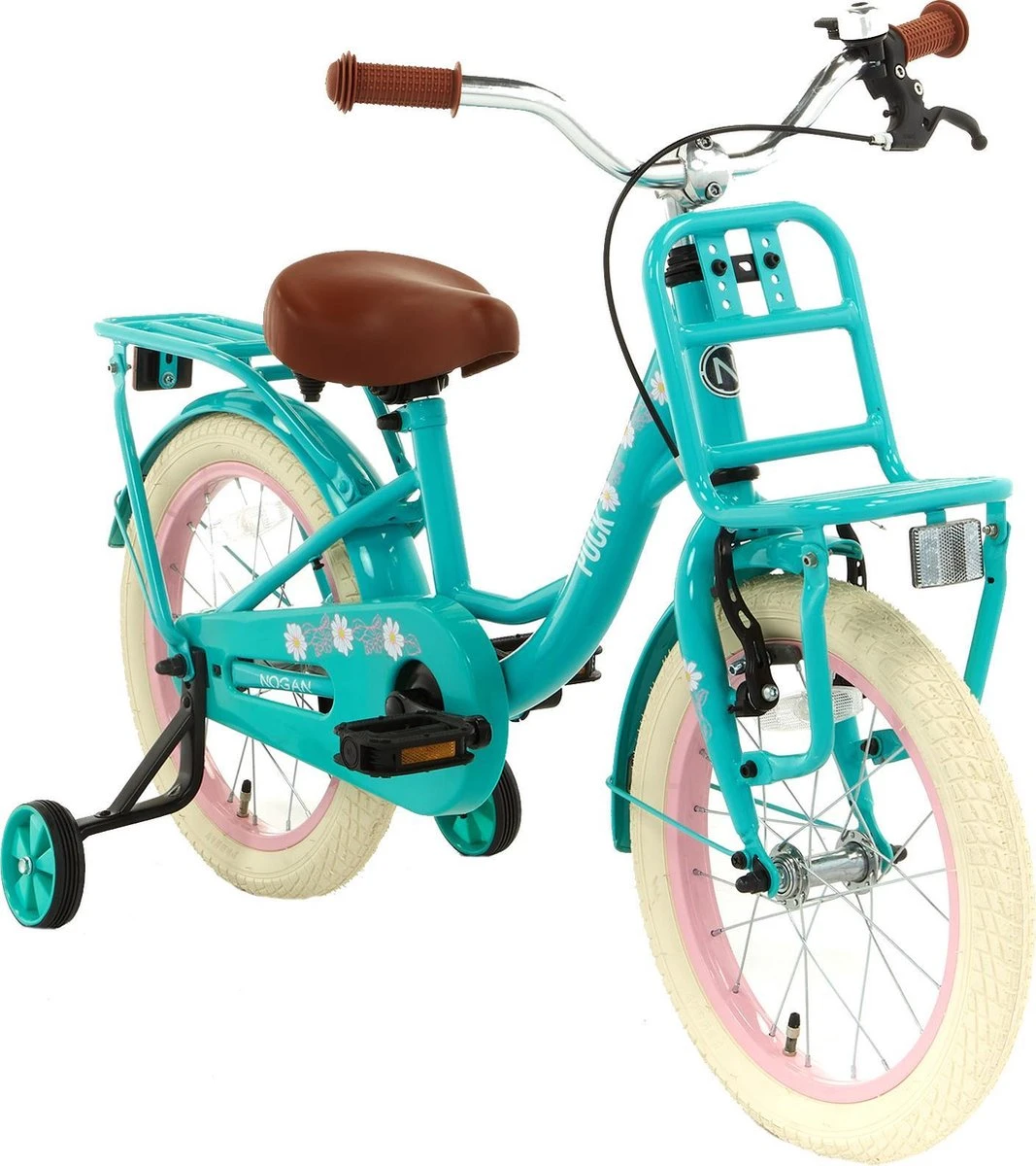 Nogan Puck - Kinderfiets - Meisjesfiets - 12 Inch - Turquoise - Image 4