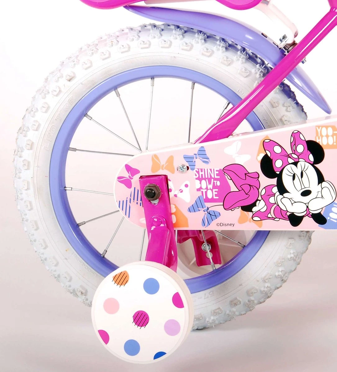 Volare Disney Minnie Cutest Ever! - Kinderfiets - Meisjes - 14 Inch - Roze - Image 3