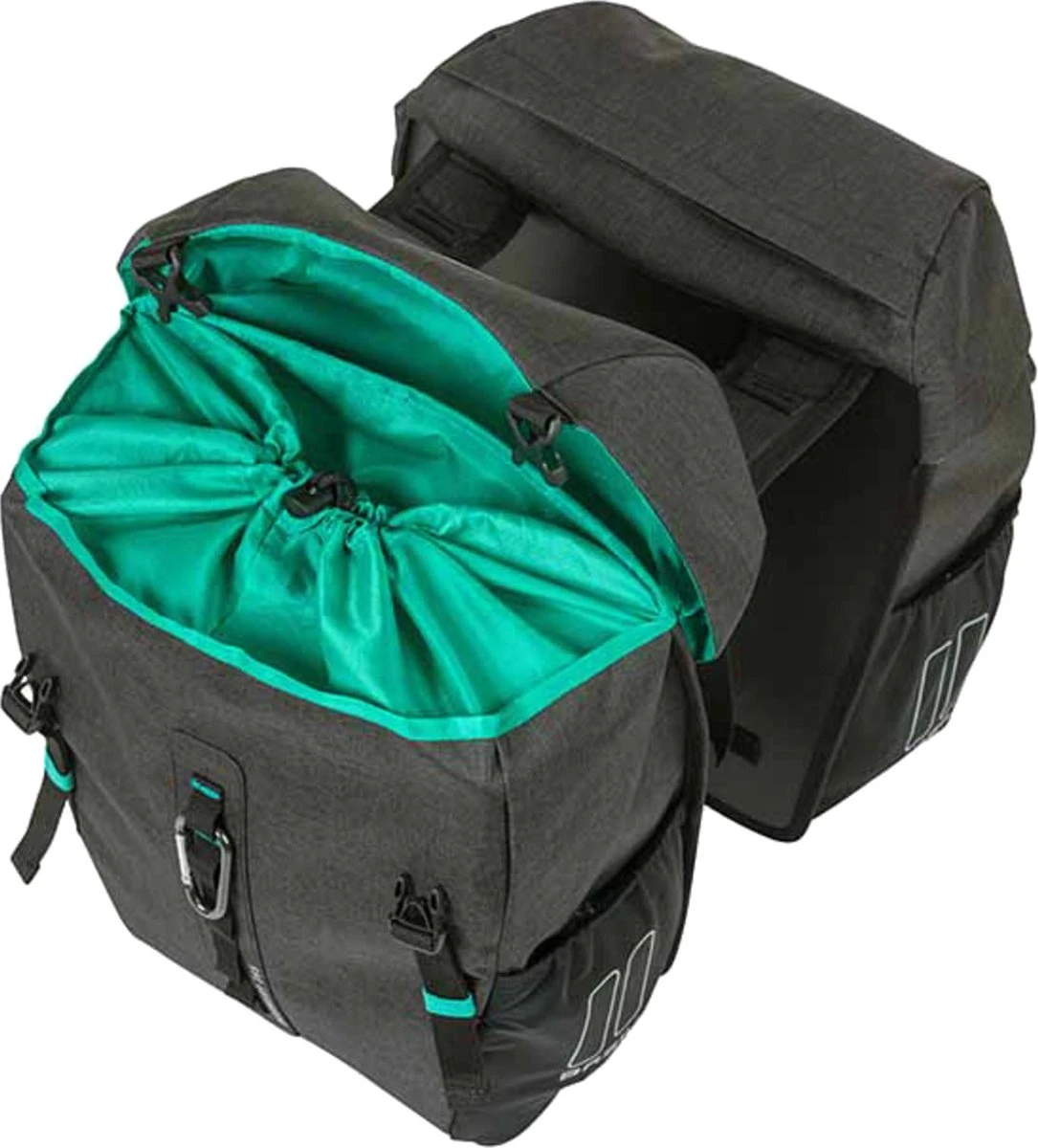 Basil Discovery Dubbele Fietstas - Zwart - 18 Liter - Image 9