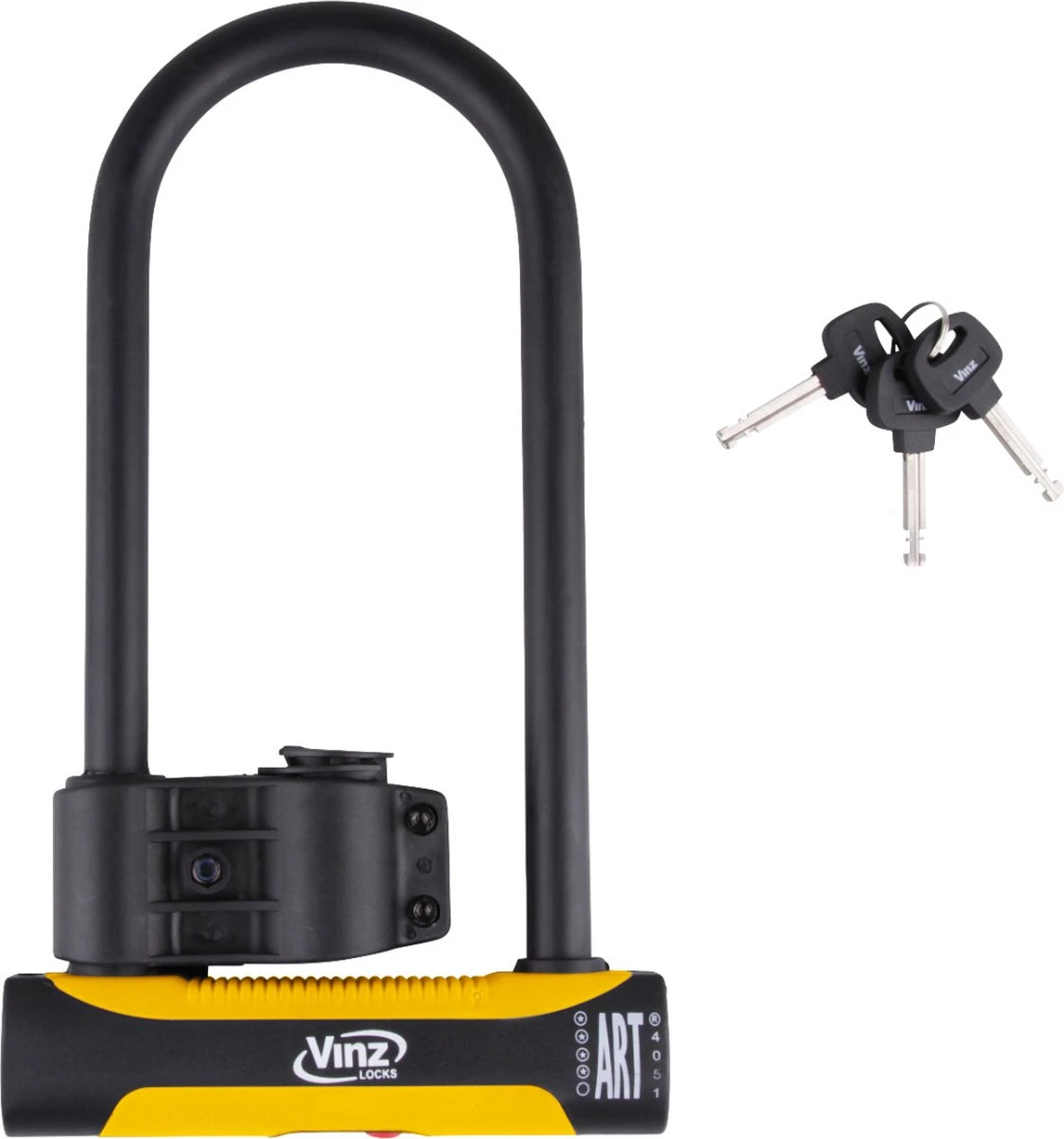 VINZ Grivola Beugelslot / Fietsslot / Motorslot / Scooterslot ART4 - 32cm - Image 3