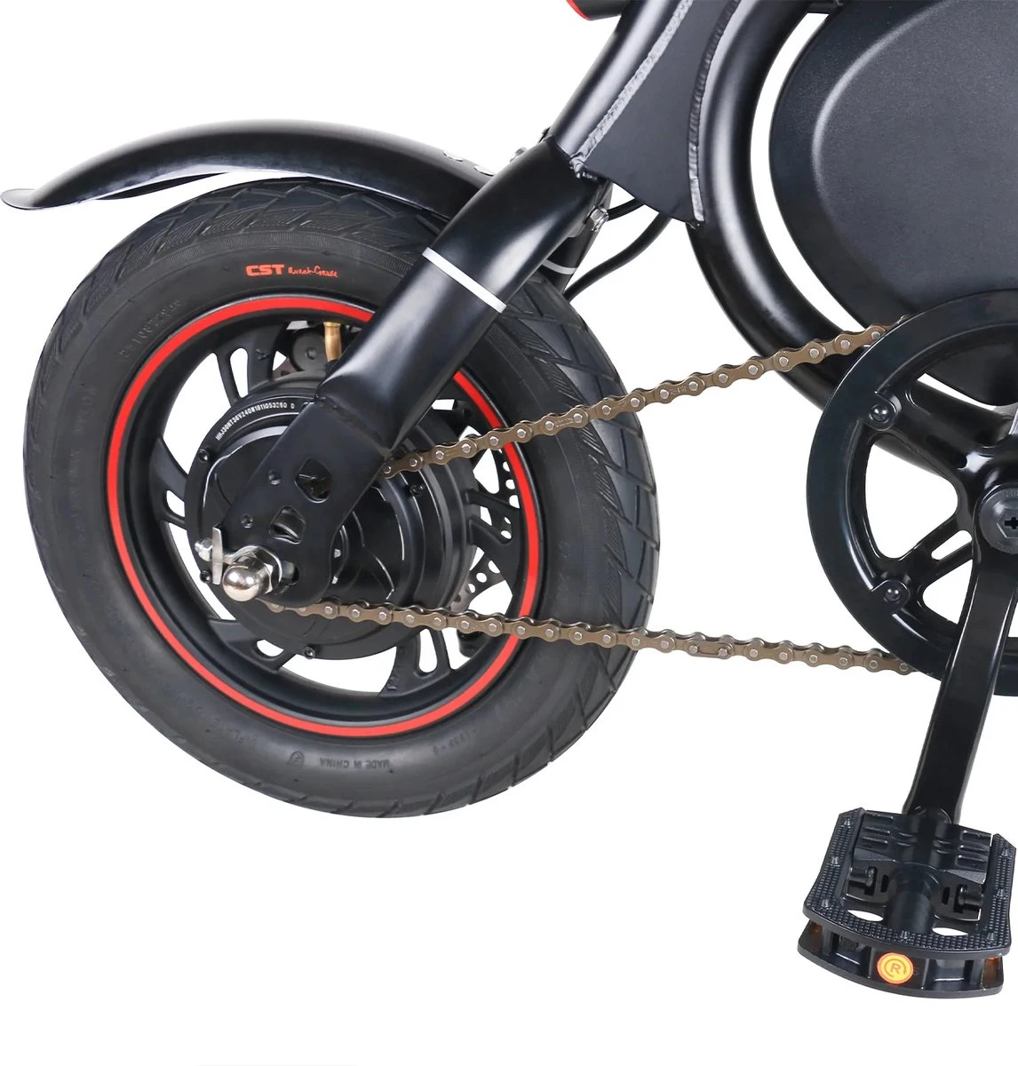 Windgoo - B3 Elektrische Long-Range E-Bike Met Trappers - E-bike - 25Km / H - Zwart - Image 2