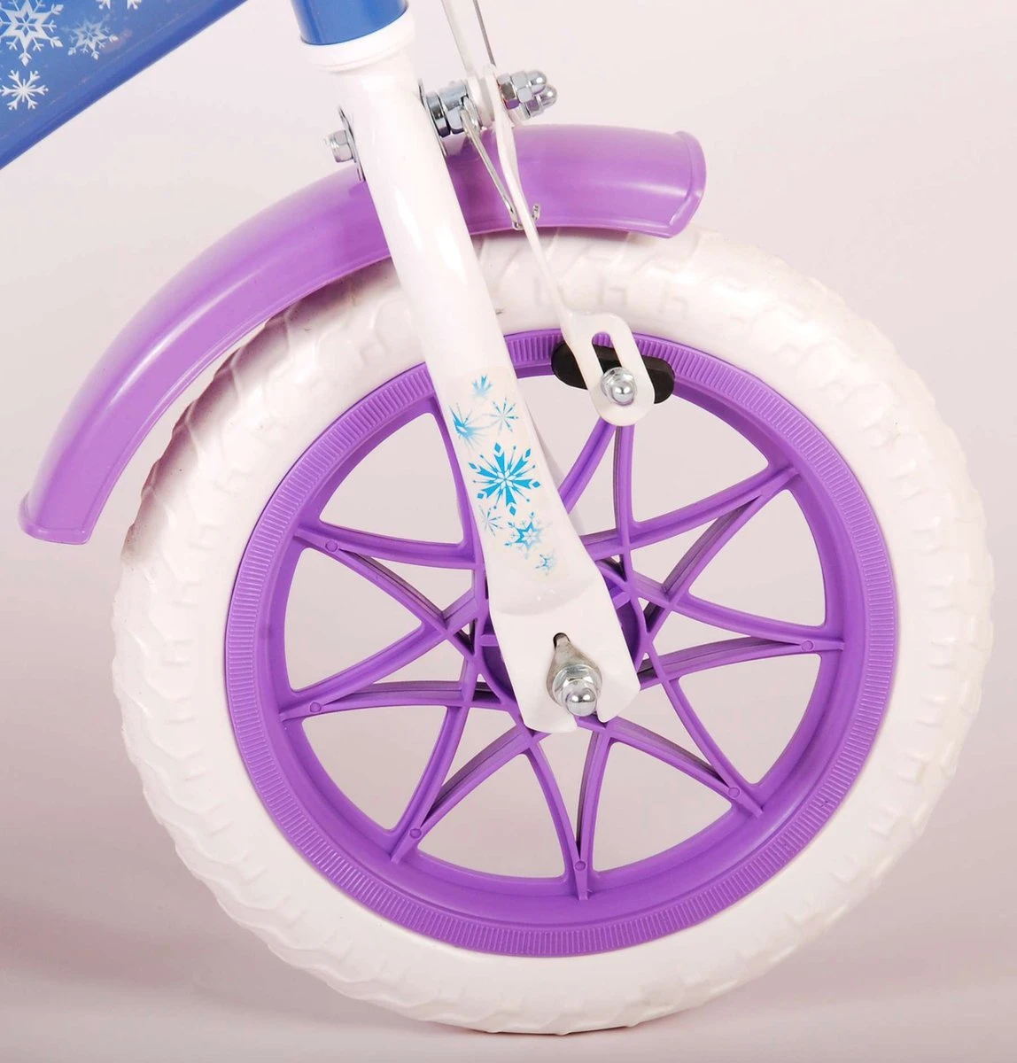 Volare Disney Frozen Kinderfiets - Meiden - 12 Inch - Blauw Paars - Doortrapsysteem - Image 10