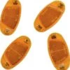 Fischer - Fiets Spaakreflector Spaakreflectoren - Oranje - 4 Stuks