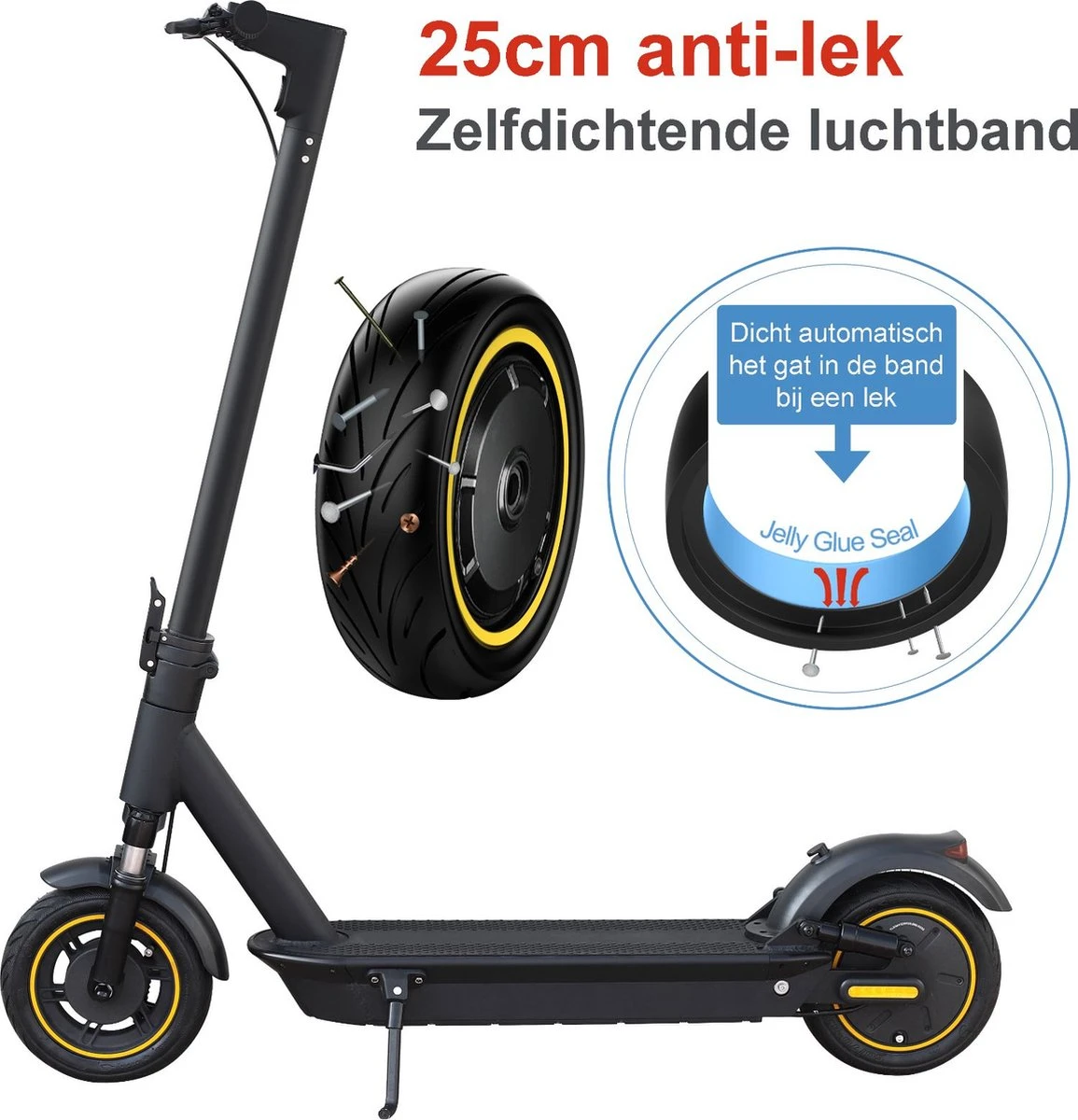 Stay-on Esmax | Elektrische Step Voor Volwassenen | 500w |15ah! |35kmu | Bereik 35/45km | Met APP & Nederlandse Handleiding - Image 4
