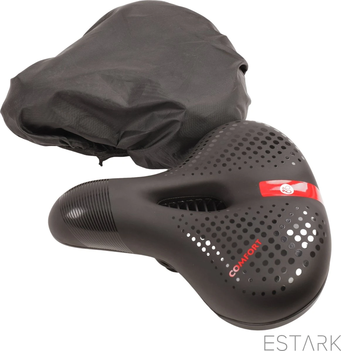 ESTARK® Zwarte Zadelhoes Waterdicht - Zadelhoezen Voor De Fiets - Zadel Cover - Zadel Zak - Hoes - Elastisch - Zwart - Image 11