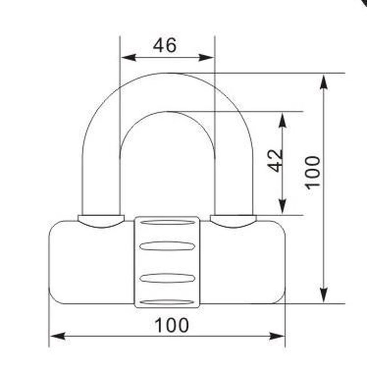 VINZ Kungur ART 3 Kettingslot 150 Cm / Fietsslot / Scooterslot / Motorslot / Schijfremslot - Image 5