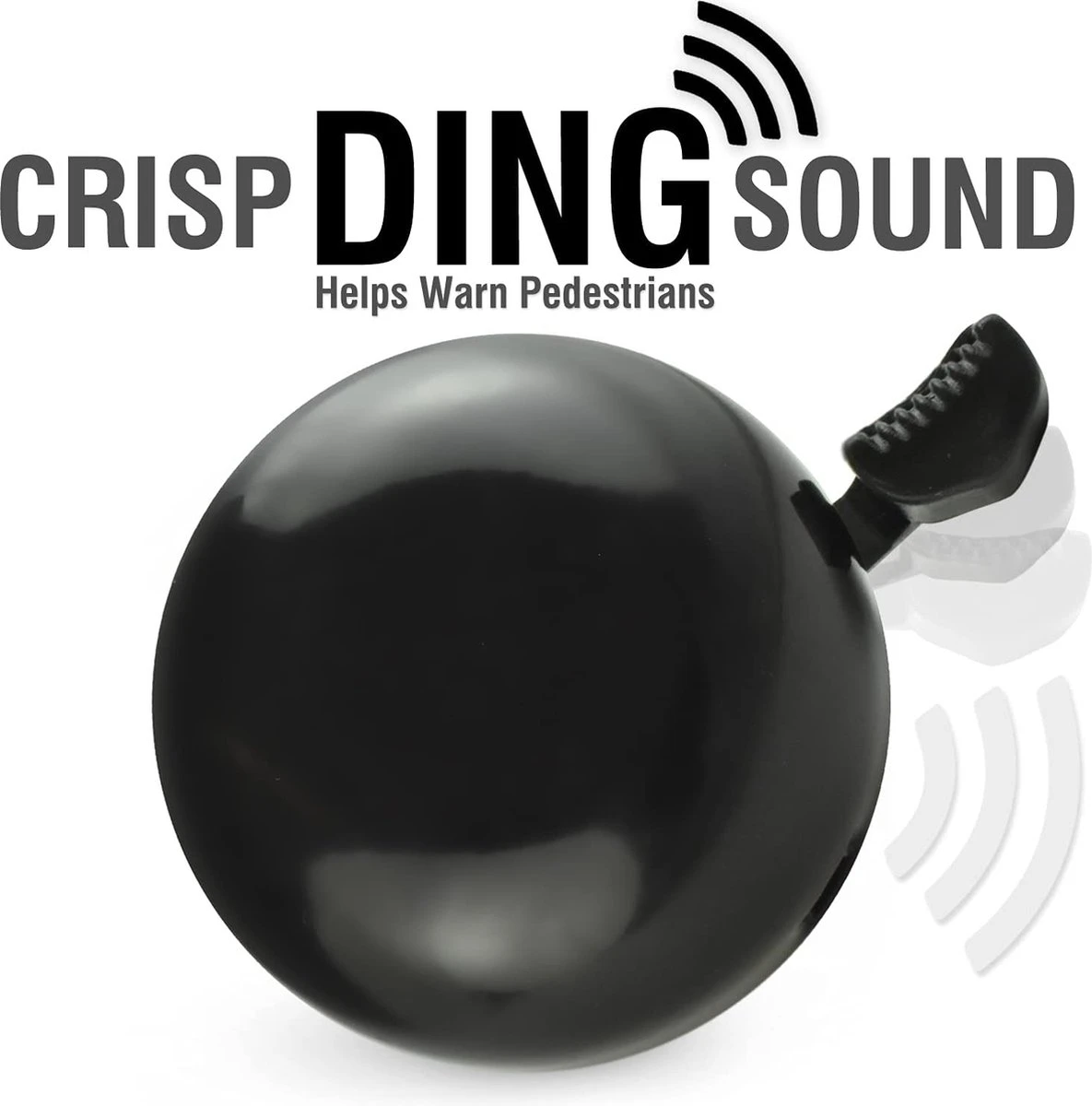 Fietsbel Zwart 5.5 Cm Stalen Fietsbel - Universele Fietsbel Zwart Hoorbare Klank. - Image 9