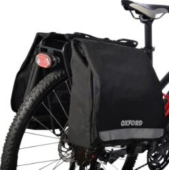 Dubbele Fietstas Oxford 2x 10 Liter, Heel Handig!