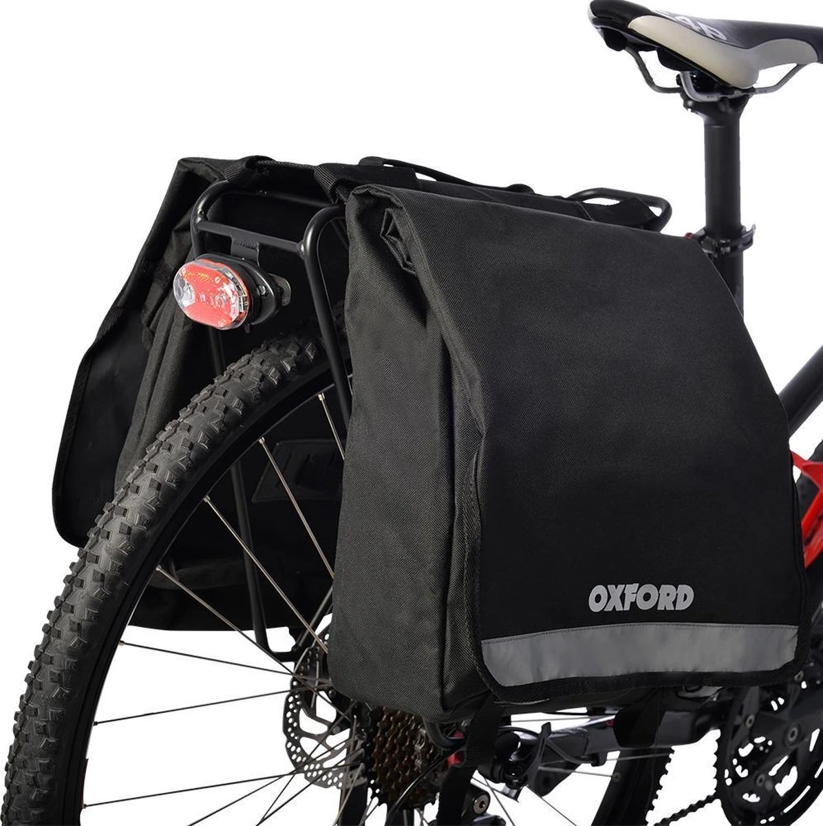 Dubbele Fietstas Oxford 2x 10 Liter, Heel Handig!