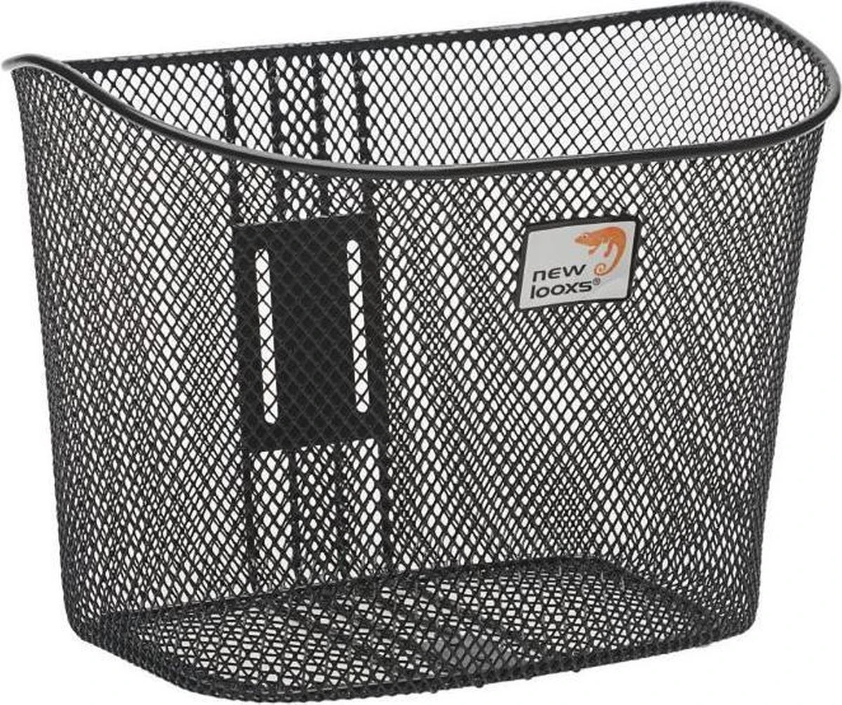 New Looxs Toscane RapidLock Fietsmand Stuur - 19 Liter - Staal - Zwart - Image 2