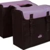 Greenlands - Dubbele Fietstas - 34 Liter - Zwart;Paars