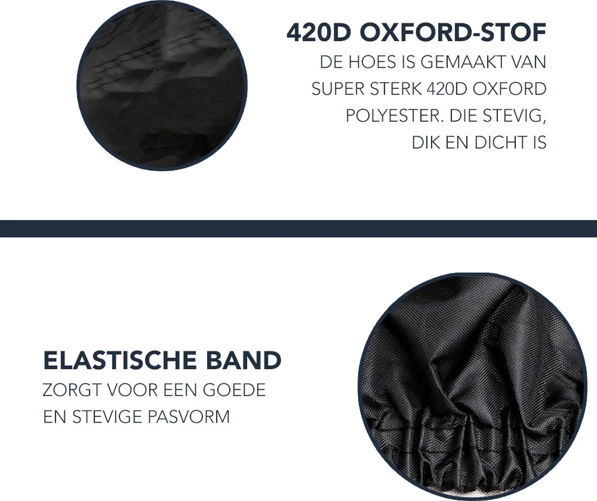 Achaté Fietshoes Universeel Voor Alle Fietsen En Scooters - Waterdicht 420D Oxford - Fiets Hoes Voor 1 Fiets - Incl. Opbergzak - Image 9