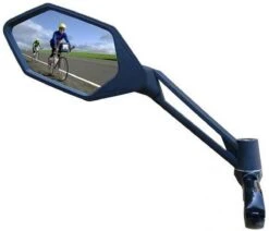 Fietsspiegel E-bike Verstelbaar Links 12 Cm Zwart