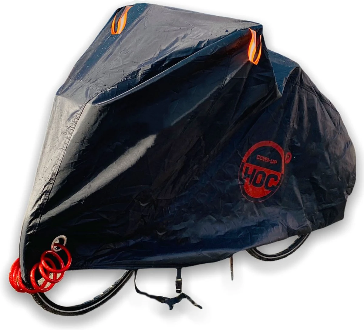 Fietshoes Zwart Voor Fietsen Van 29 Inch / 180 Cm ( 200x70x110) XL - Zwart - Waterdicht - Elektrische Fiets - Image 2