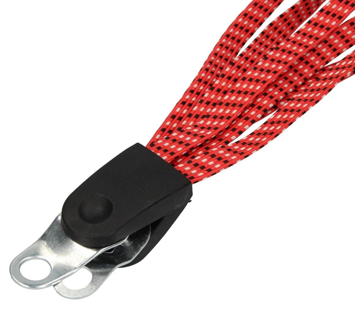 Benson Bike Parts Rode Snelbinderset Voor Op De Fiets – Compleet – 60x3x1cm – Rood | Elastieken Bindersset Voor De Bagagedrager | Fietsonderdelen Klein - Image 2