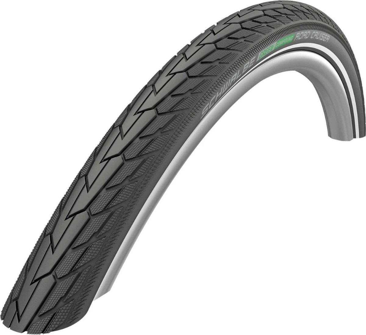 Schwalbe Buitenband - Road Cruiser K-Guard - 28 Inch X 1.75 - Zwart Reflecterend
