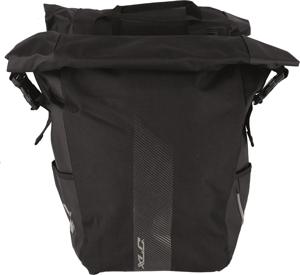 XLC V-light Rolltop Dubbele Fietstas - Zwart - 56 Liter - Image 5