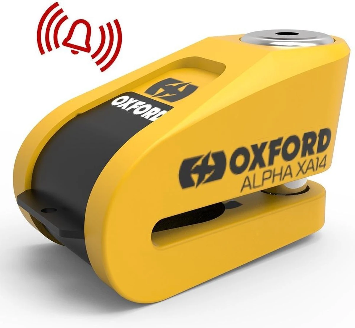 Oxford XA14 Alarm Schijfremslot ART 4 - Geel - Image 6