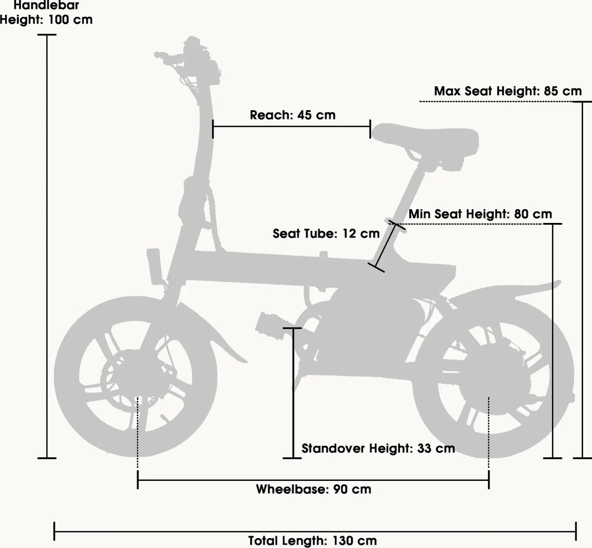 Merkloos Windgoo B20 V3- APP IOS Android - Elektrische Vouwfiets - E Bike - 7.8Ah Batterij - 250W - 14 Inch - 25 KM/H - Zwart - Image 8