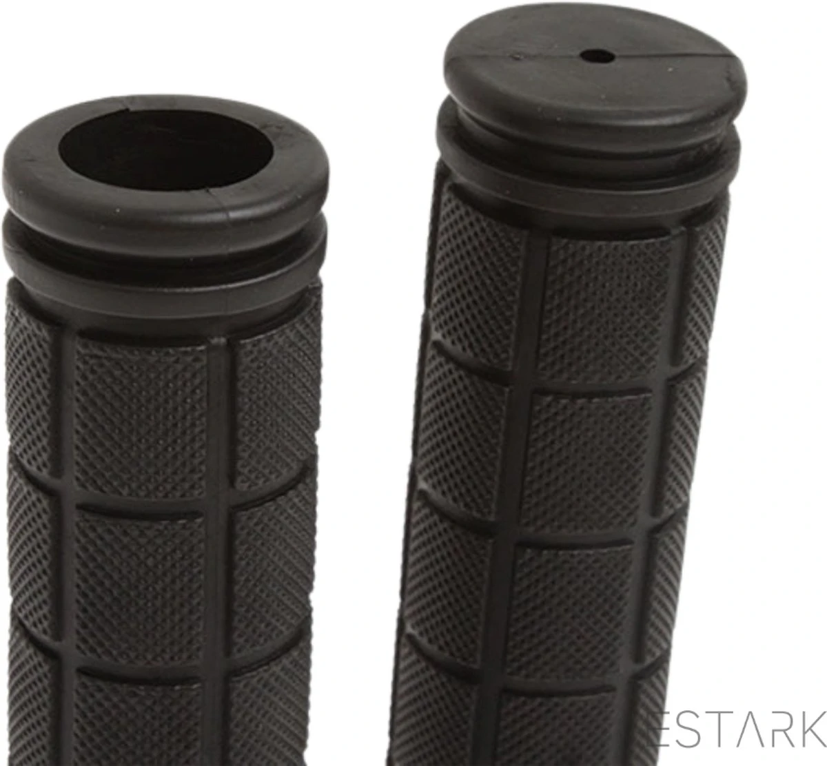 Merkloos ESTARK® - Fietshandvatten - Handvatten - Universeel - Fiets – Mountainbike – Professioneel - Grips - Extra Grip – Fietshandvaten -Handvaten - Handig Te Monteren - Anti-slip – Fietsen – Stuur – Bikegrips – Stevig - Rubber Zwart - (R-zwa) - Image 4