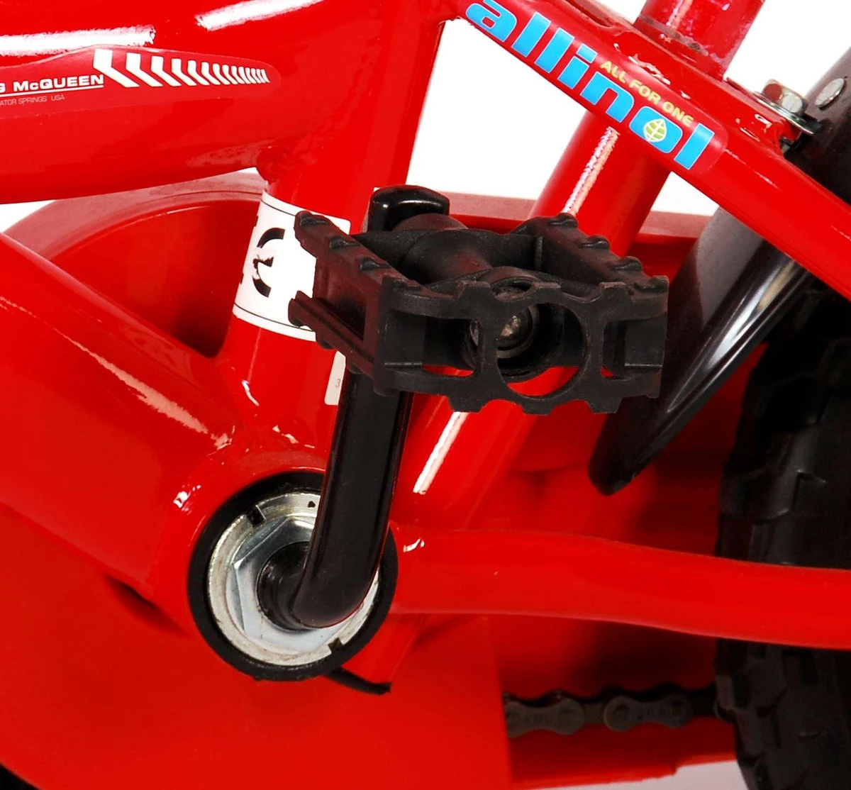 Disney Cars Kinderfiets - Jongens - 10 Inch - Rood - Doortrapper - Image 6