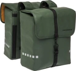 New Looxs Odense Double Dubbele Fietstas - 39 Liter - Groen