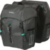 Basil Discovery Dubbele Fietstas - Zwart - 18 Liter