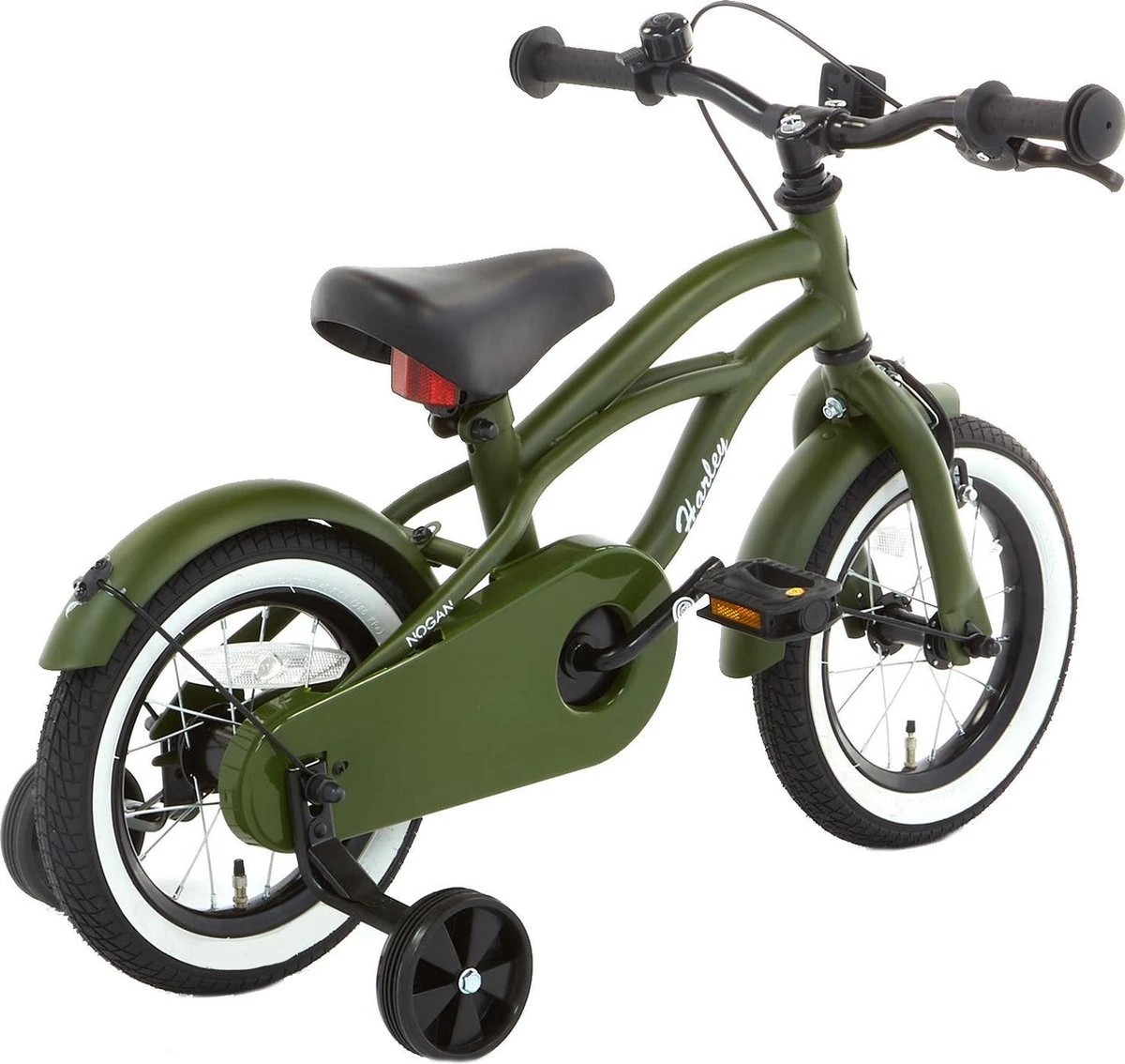 Nogan Harley - Kinderfiets - Jongensfiets - 12 Inch - Leger Groen - Image 2