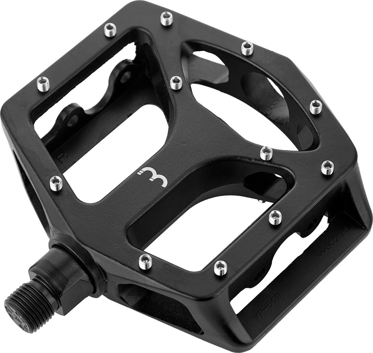 BBB Cycling MountainHigh Set Fietspedalen MTB - Platformpedalen - Antislip Mountainbike Pedalen - Mat Zwart - BPD-32 - Image 7