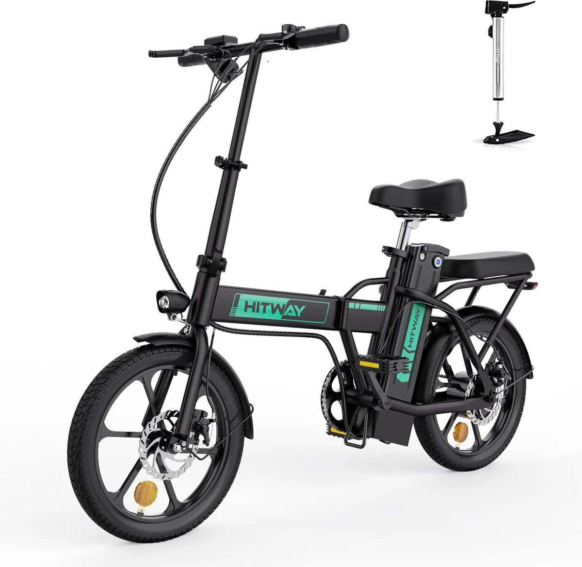 Hitway BK5 - Elektrische Fiets - E-Bike Opvouwbaar - 8,4Ah Accu- 2023 Model - Image 3