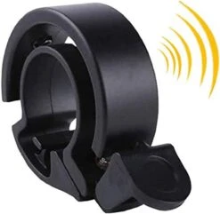 Fietsbel Voor 22mm Stuur - Mini Onzichtbare Bel - Voor MTB En Racefiets - Zwart