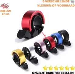 Onzichtbare Fietsbel - Racefiets - Kinderfiets - Geluid - Diverse Kleuren - ROOD