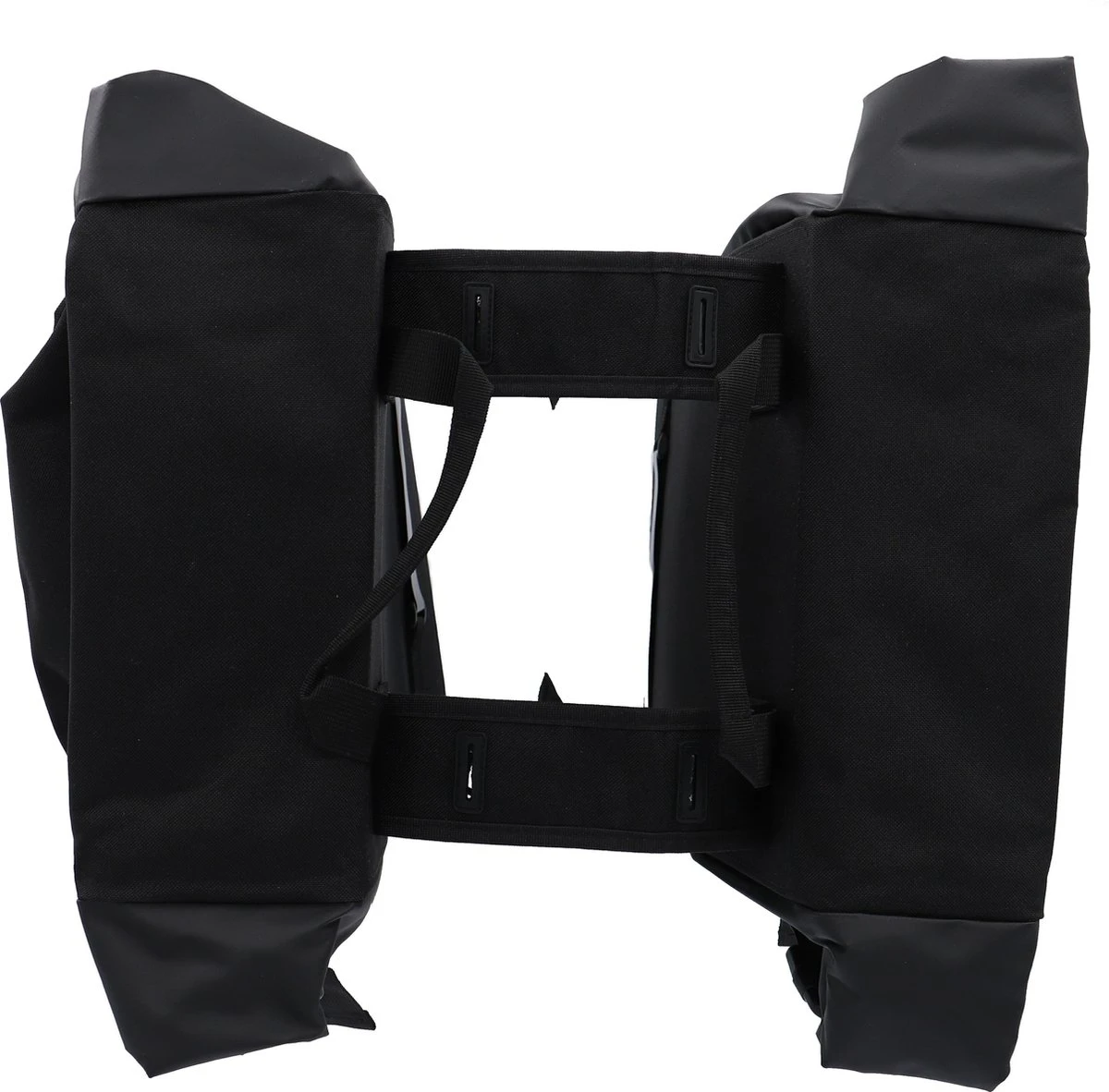 XLC V-light Rolltop Dubbele Fietstas - Zwart - 56 Liter - Image 4