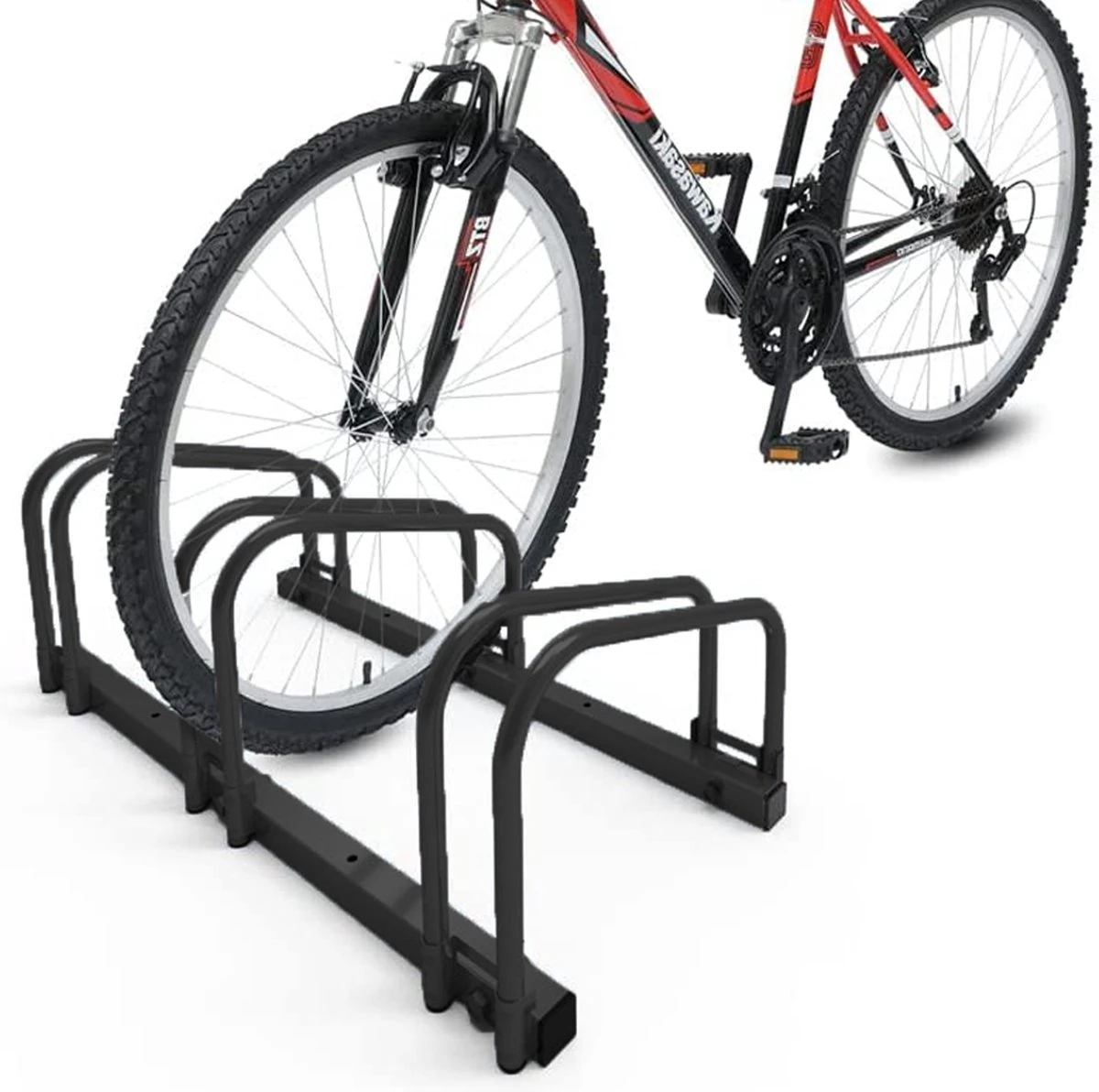 Alora Fietsenrek Voor 3 Fietsen Zwart- Met Muurbevestiging - Fietsen Rek - Image 6