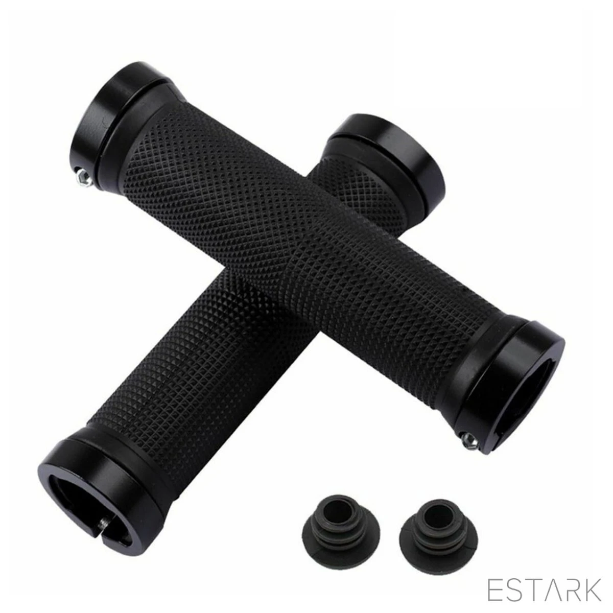ESTARK® - Fietshandvatten - Lock-On - Handvatten - Universeel - Fiets – Mountainbike – Professioneel - Grips - Extra Grip – Fietshandvaten -Handvaten - Handig Te Monteren - Anti-slip – Fietsen – Stuur – Bikegrips – Lock-on Aanspanbaar - Zwart - LO-zw - Image 17
