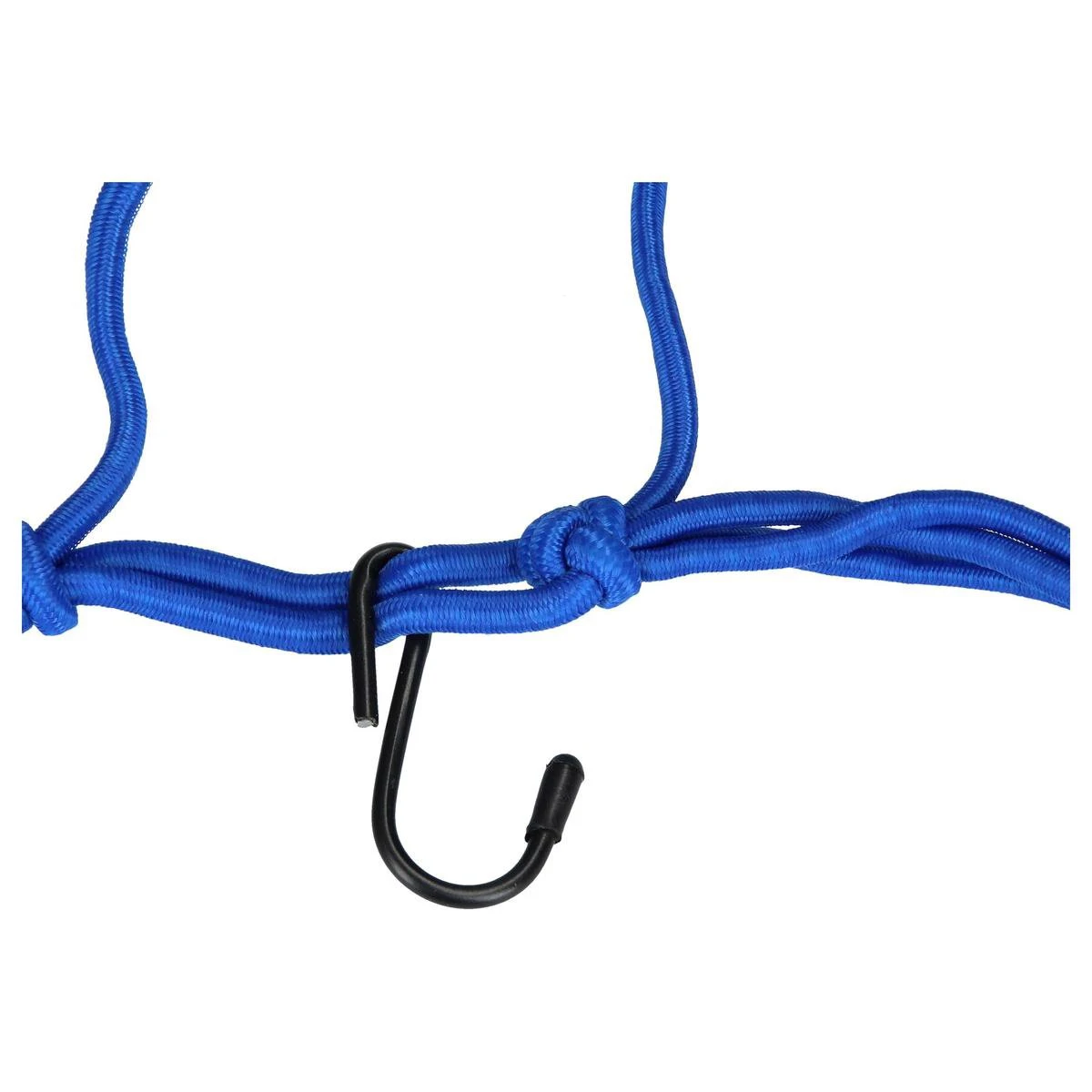 Merkloos Premium Bagagenet Met 8 Haken – 40x40cm – 90x90 Uitgerekt – Blauw | Spin, Motorfiets, Scooter En Fiets - Image 4