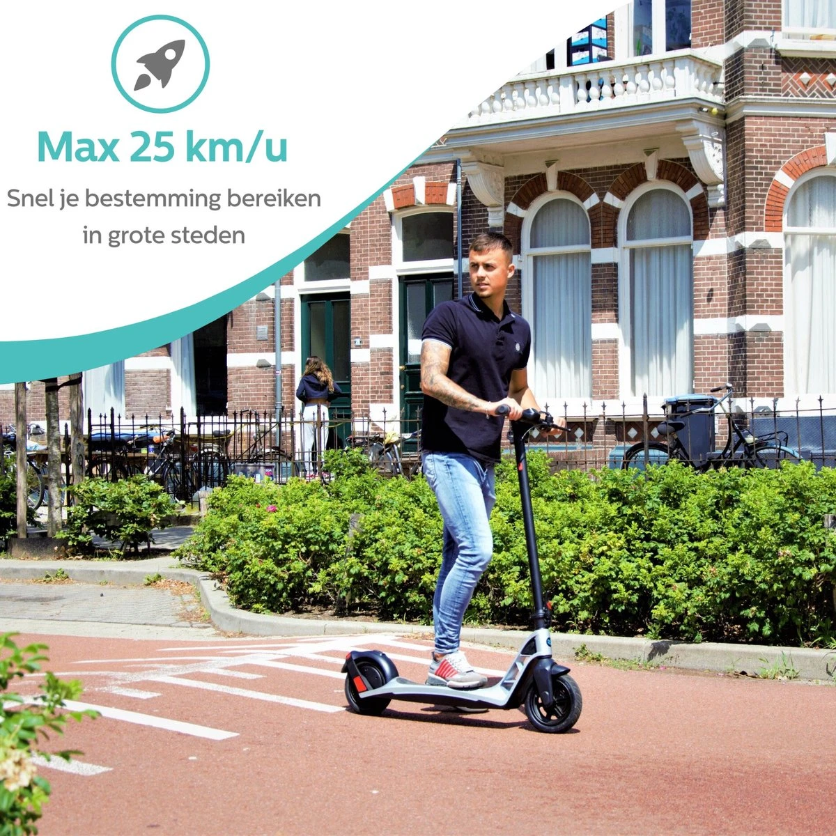 Premium Volans Elektrische Step Voor Volwassenen - Opvouwbare E Step 25 Km P/u - Image 7