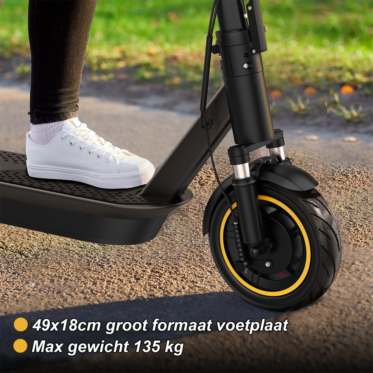 Stay-on Esmax | Elektrische Step Voor Volwassenen | 500w |15ah! |35kmu | Bereik 35/45km | Met APP & Nederlandse Handleiding - Image 16