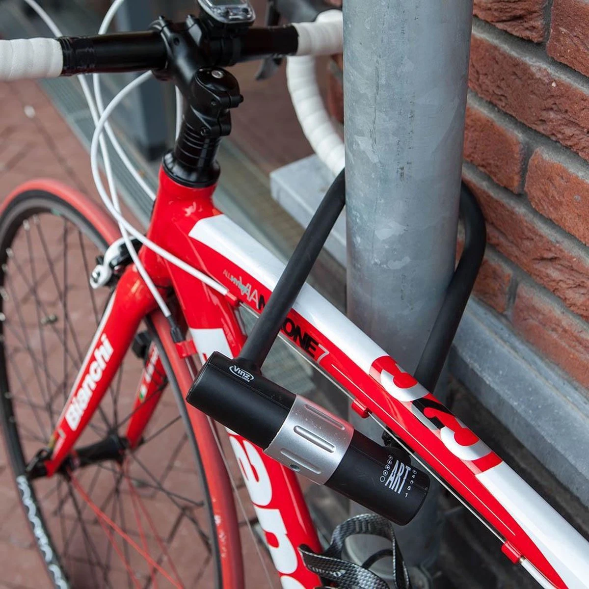 VINZ Ararat Beugelslot / Fietsslot / Motorslot / Scooterslot ART 4 - 32 Cm - Image 5