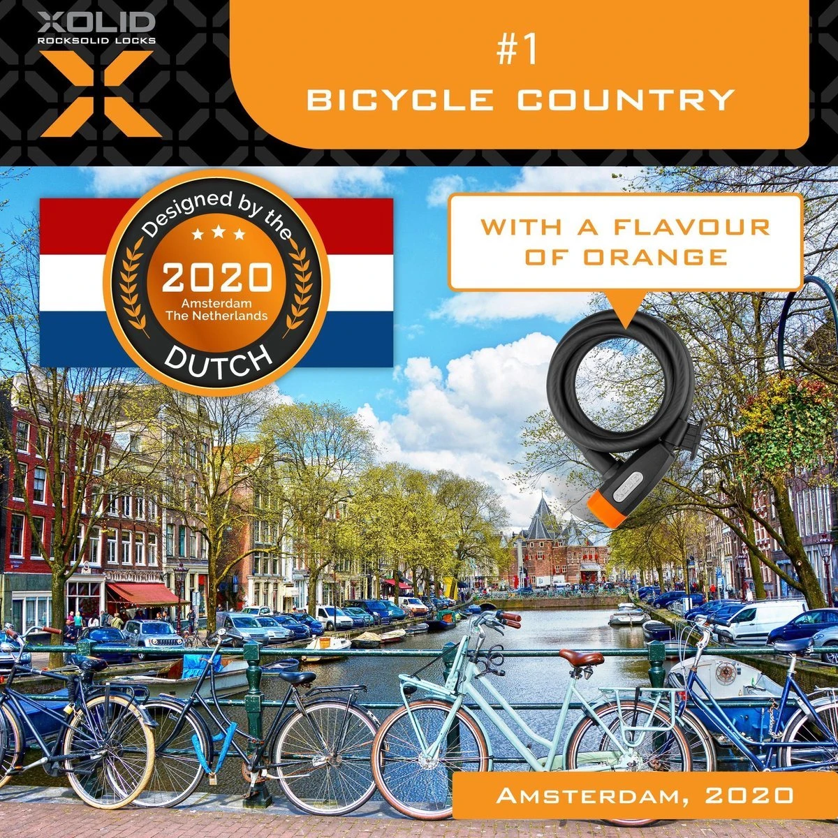 Xolid Kabelslot - Compact Fietsslot Uit Stevige Staalkabel Met 2x Sleutel En Frame Houder - Gebruik Slot Met Fiets - Alternatief Voor Ketting Ringslot Cijferslot Vouwslot Beugelslot - Lengte 120CM Dikte 12MM - Blauw - Image 5