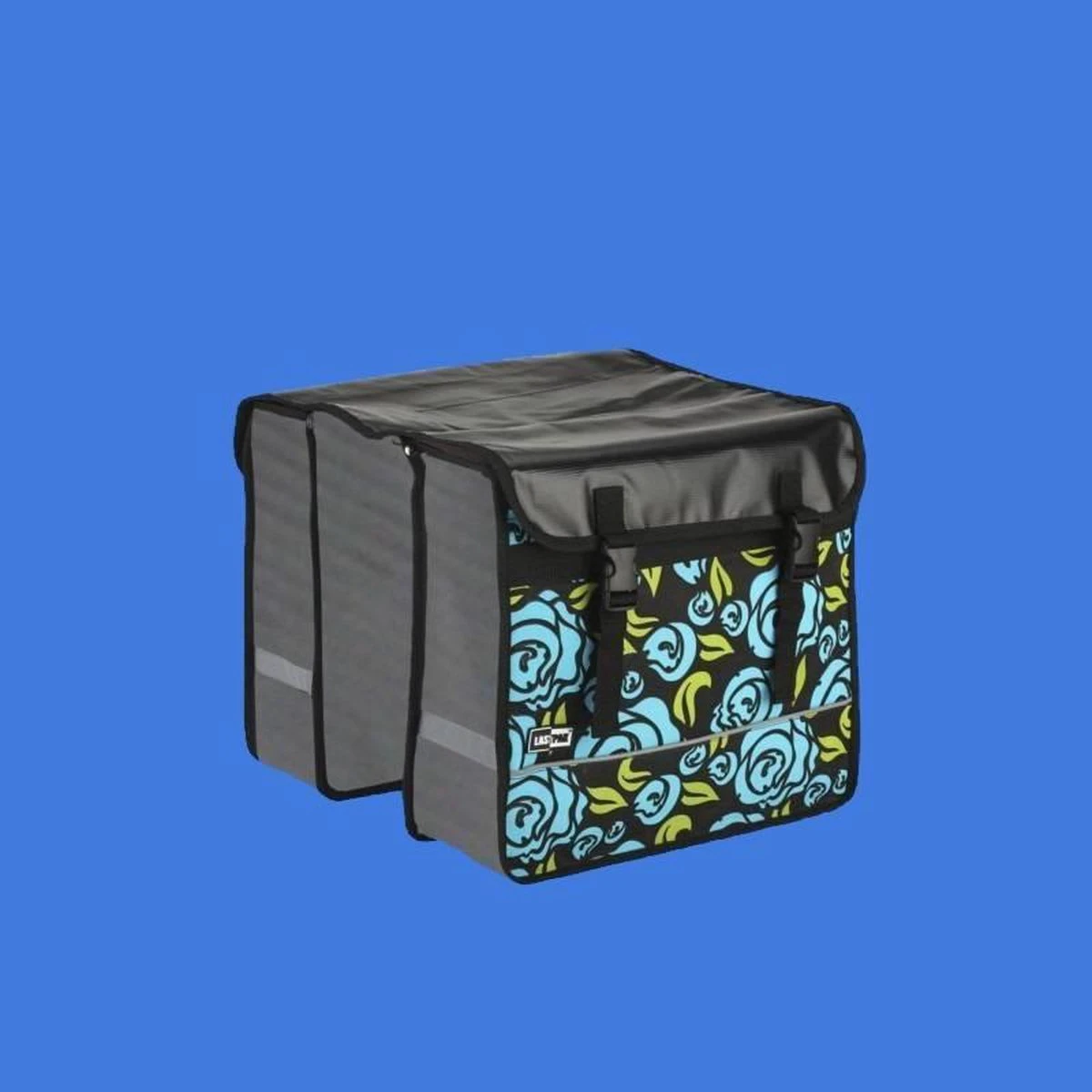 Lastpak Waterafstotende Dubbele Fietstas Met Bloemmotief – 35 Liter - Image 9