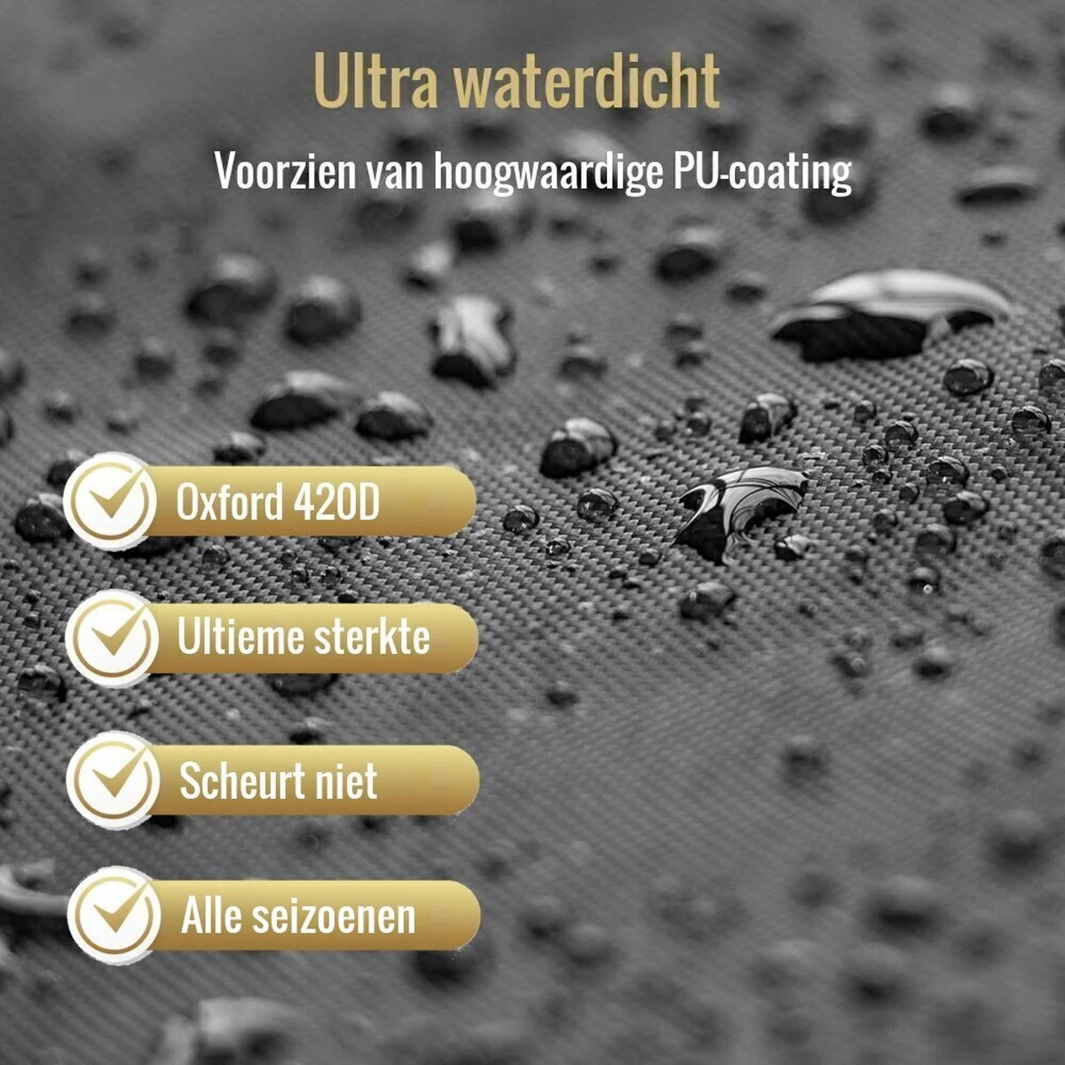 Xclusive-lifestyle® Fietshoes XXL - Universeel - 1 Of 2 Fietsen - Ultra Oxford 420D Zeer Sterk En Extra Dik - Bakfietshoes - Fietscover - Waterdichte PU Coating - Met Opbergtas En Zadelhoes - Image 12