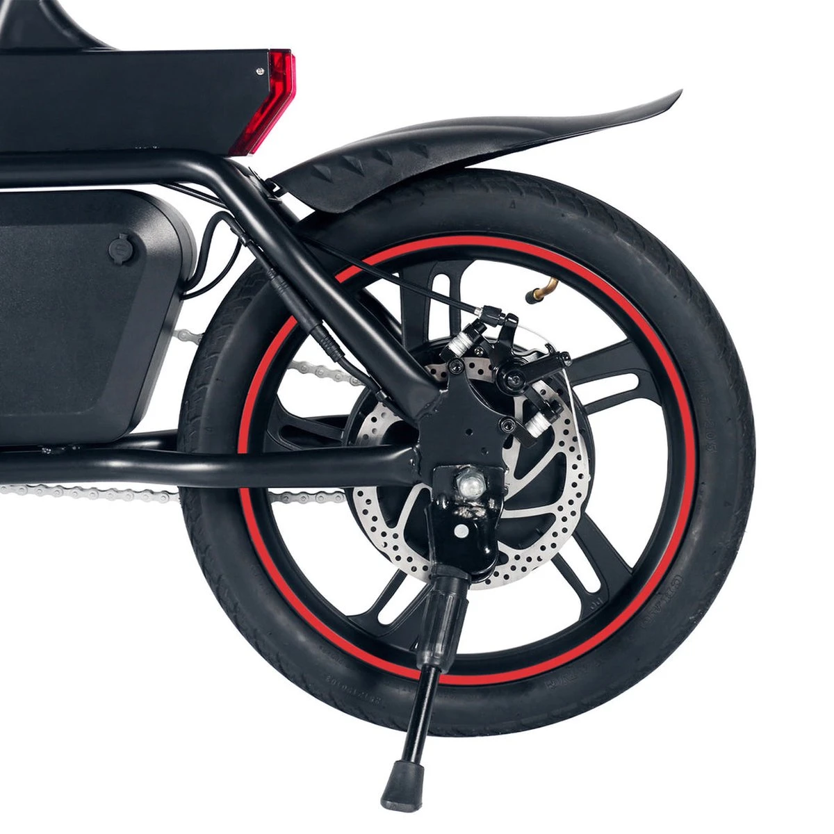 Merkloos Windgoo B20 PRO - E Bike - Elektrische Fiets - 16 Inch - 250W - 7.8Ah Batterij - Max. 25km/u - Zwart - Incl. GSM Houder - Image 16