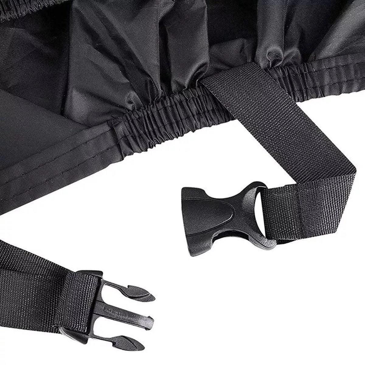 Merkloos Fietshoes Voor 1/2 Fietsen - Luxe Fiets Hoes - Waterdicht 210D Polyester Zwart - Inclusief Opbergzak - Image 4