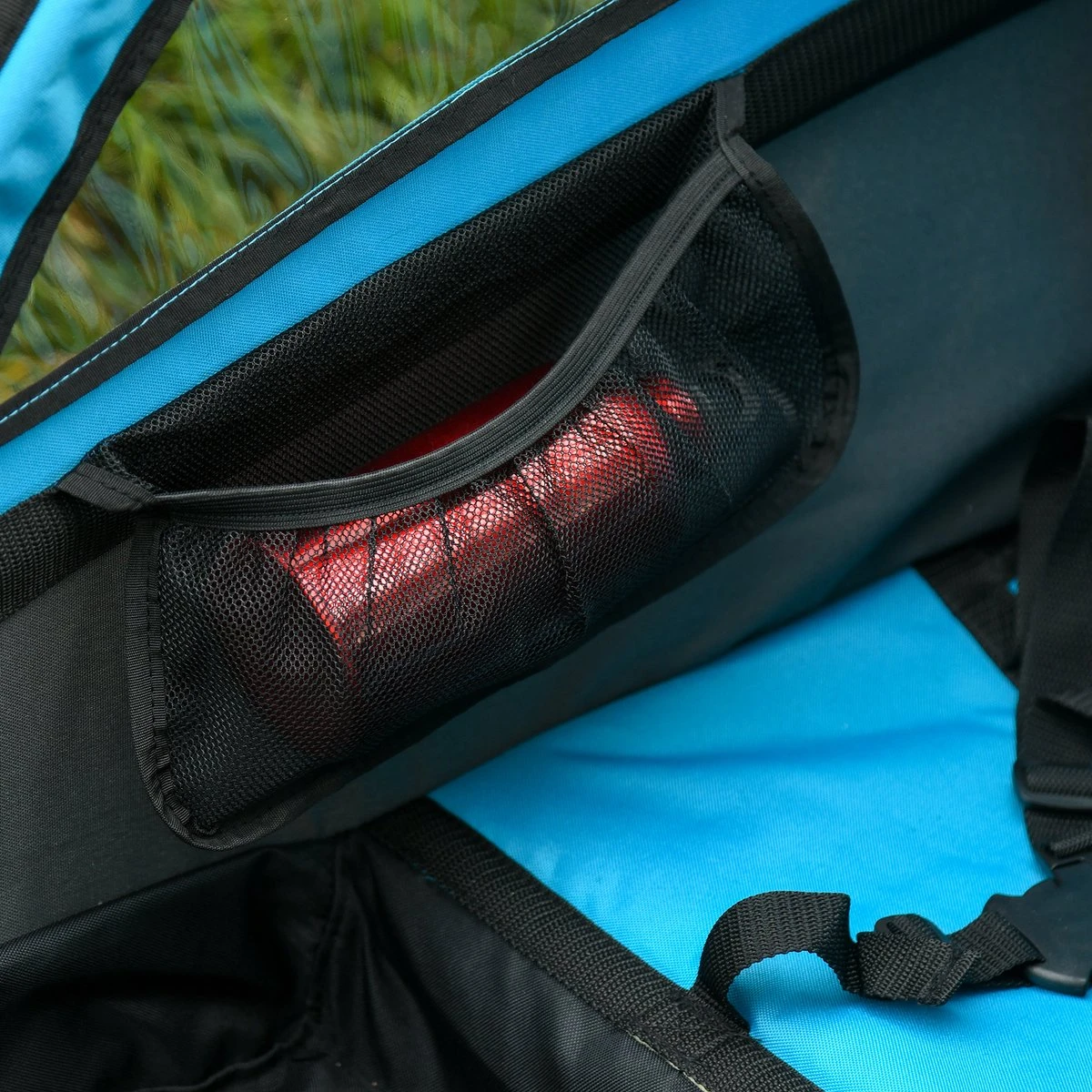 HOMCOM 3-in-1 Kinderaanhanger Jogger Fietskar Voor 2 Kinderen Aluminium 440-018 - Image 7